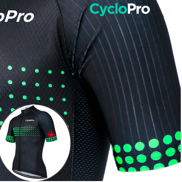 Maillot de cyclisme Vert - Liberty+ Maillot court cyclisme GT-Cycle Outdoor Store 