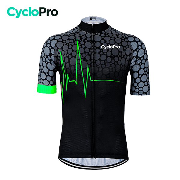 Maillot de cyclisme Vert - Pulsation+ Maillot court cyclisme GT-Cycle Outdoor Store VERT S 