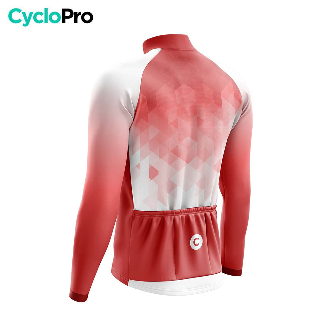 Maillot Cycliste Homme Rouge - Motif Piments/poivrons - Taille Unique (XL)