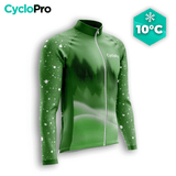 MAILLOT LONG DE CYCLISME AUTOMNE VERT - SNOW+ maillot automne cyclisme GT-Cycle Outdoor Store S 