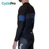MAILLOT LONG DE CYCLISME BLEU - HIVER - LIBERTY+ Maillot thermique homme GT-Cycle Outdoor Store 