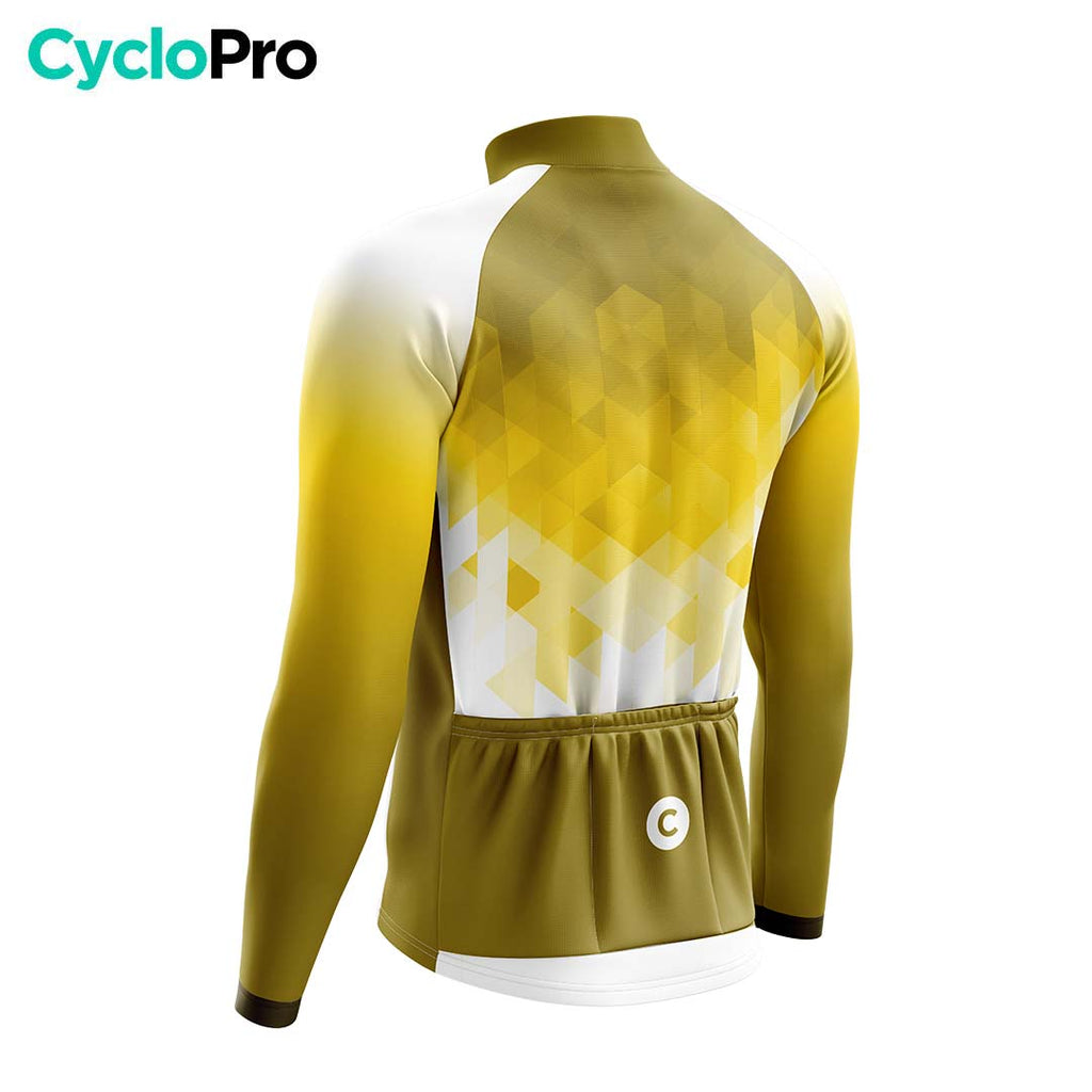 Maillot Cycliste Vintage CYCLO CHAILLANDAIS - Jaune, Made In France, Taille 5