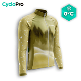 MAILLOT LONG DE CYCLISME HIVER JAUNE - SNOW+ Maillot thermique homme GT-Cycle Outdoor Store S 