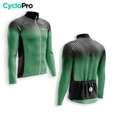MAILLOT LONG DE CYCLISME HIVER VERTE - COCCINELLE+ Maillot thermique homme GT-Cycle Outdoor Store 