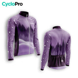 MAILLOT LONG DE CYCLISME HIVER VIOLET - SNOW+ Maillot thermique homme GT-Cycle Outdoor Store 