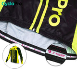 MAILLOT LONG DE CYCLISME JAUNE FLUO - HIVER - FLASH+ - DESTOCKAGE Maillot thermique homme GT-Cycle Outdoor Store 