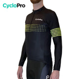 MAILLOT LONG DE CYCLISME JAUNE - HIVER - LIBERTY+ Maillot thermique homme GT-Cycle Outdoor Store 