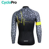 MAILLOT LONG DE CYCLISME JAUNE - HIVER - PULSATION+ Maillot thermique homme GT-Cycle Outdoor Store 