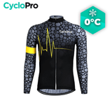 MAILLOT LONG DE CYCLISME JAUNE - HIVER - PULSATION+ Maillot thermique homme GT-Cycle Outdoor Store S 