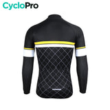 MAILLOT LONG DE CYCLISME JAUNE - HIVER - ROAD+ Maillot thermique homme GT-Cycle Outdoor Store 