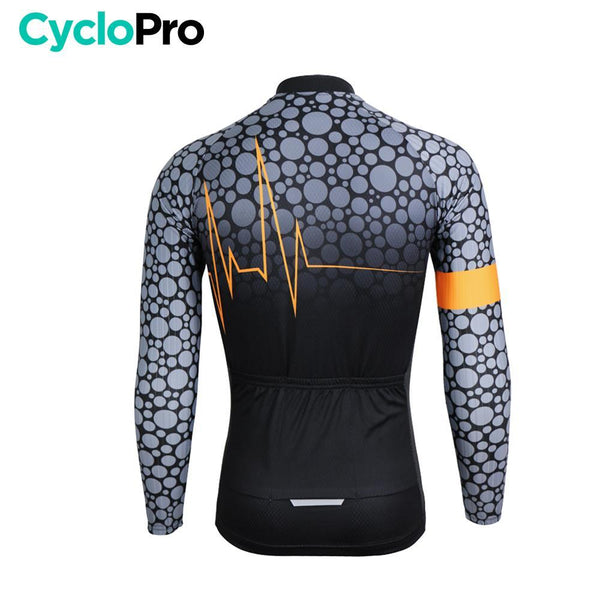 MAILLOT LONG DE CYCLISME ORANGE - HIVER - PULSATION+ Maillot thermique homme GT-Cycle Outdoor Store 