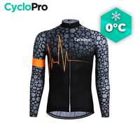 MAILLOT LONG DE CYCLISME ORANGE - HIVER - PULSATION+ Maillot thermique homme GT-Cycle Outdoor Store S 
