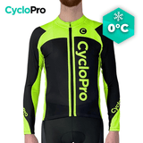 MAILLOT LONG DE CYCLISME VERT - HIVER - FLASH+ Maillot thermique homme GT-Cycle Outdoor Store XS 