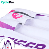 MAILLOT LONG DE CYCLISME VIOLET - AUTOMNE - CONFORT+ - DESTOCKAGE maillot manches longues pour femme GT-Cycle Outdoor Store 
