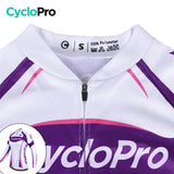 MAILLOT LONG DE CYCLISME VIOLET - HIVER - CONFORT+ maillot thermique femme GT-Cycle Outdoor Store 
