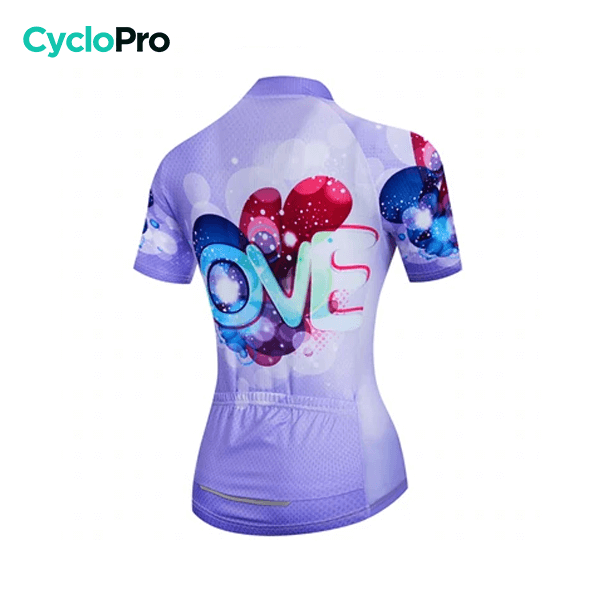 MAILLOT MANCHE COURTE FEMME - LOVE GT-Cycle Outdoor Store 
