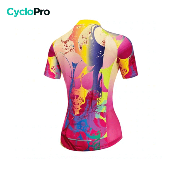 MAILLOT MANCHE COURTE FEMME / TYE - DYE GT-Cycle Outdoor Store 