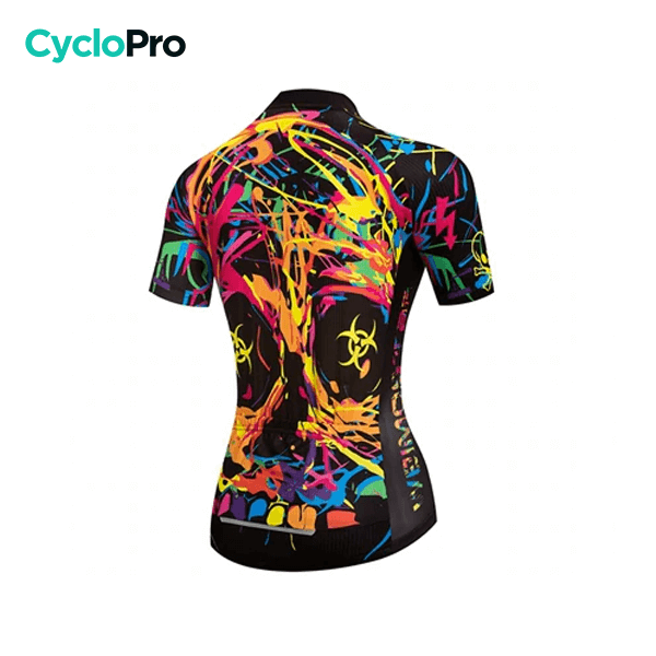 MAILLOT MANCHE COURTE FEMME - TYE & DYE GT-Cycle Outdoor Store 