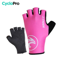 Mitaines Cycliste Femme Rose - Flash+ X-TIGER Official Store L 