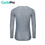 Sous-maillot technique Gris Polyvalent - Skin+ sous-maillot vélo CycloPro 