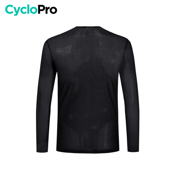 Sous-maillot technique Noir Polyvalent - Skin+ Sous-couche noire cyclisme CycloPro 