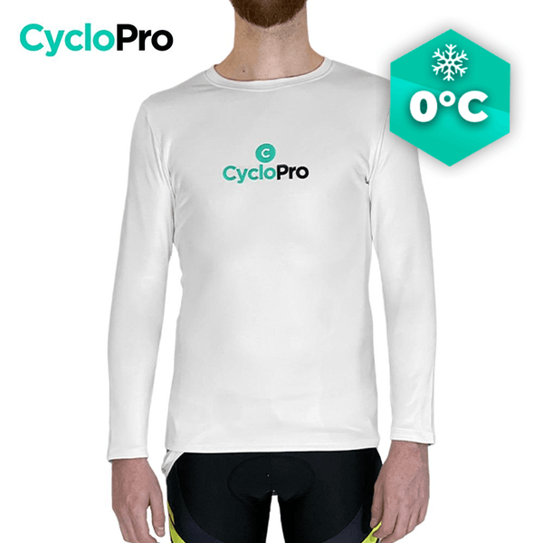 Sous maillot thermique blanc Hiver - Thermo+ Maillot technique hiver GT-Cycle Outdoor Store XXXL 