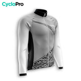 TENUE CYCLISTE AUTOMNE HOMME GRISE - TRACE+ tenue cyclisme homme CycloPro 