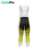 TENUE CYCLISTE AUTOMNE HOMME JAUNE - TRACE+ tenue cyclisme homme CycloPro 