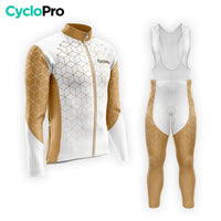 TENUE CYCLISTE AUTOMNE HOMME MARRON - CUBIC+ tenue cyclisme homme CycloPro XS 