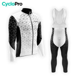 TENUE CYCLISTE AUTOMNE HOMME NOIR - CUBIC+ tenue cyclisme homme CycloPro XS 