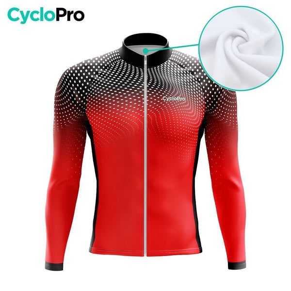 Maillot cycliste rouge pour hommes - Montella EU Maillot cycliste rouge pour hommes - Montella EU