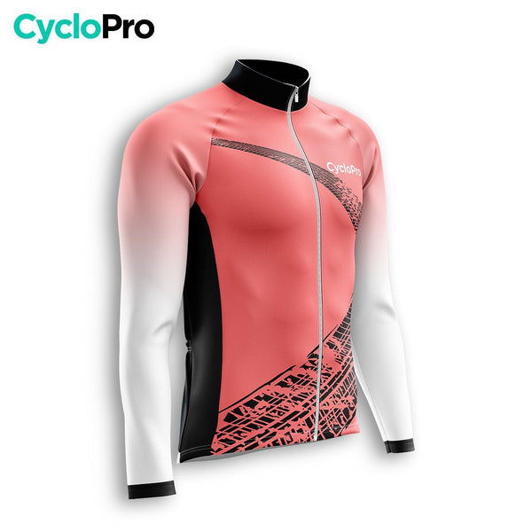 TENUE CYCLISTE AUTOMNE HOMME ROUGE - TRACE+ tenue cyclisme homme CycloPro 