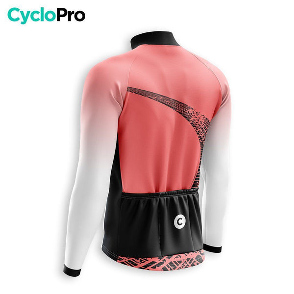 TENUE CYCLISTE AUTOMNE HOMME ROUGE - TRACE+ tenue cyclisme homme CycloPro 