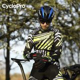 TENUE CYCLISTE AUTOMNE JAUNE - DIRTY+ tenue de cyclisme CycloPro 