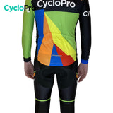 Tenue cycliste Automne multi-couleurs - Mosaïque+ Tenue de cyclisme automne homme GT-Cycle Outdoor Store 