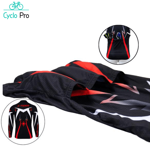 Maillot Resistance Noir et Rouge Maillot Resistance Noir et Rouge