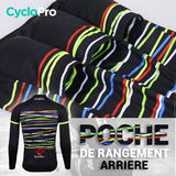 TENUE CYCLISTE AUTOMNE NOIRE - HAPPY+ tenue de cyclisme CycloPro 