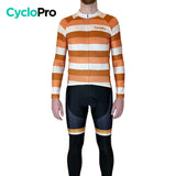Tenue cycliste automne Orange Homme - Evasion+ - DESTOCKAGE tenue de cyclisme automne GT-Cycle Outdoor Store Avec XS 