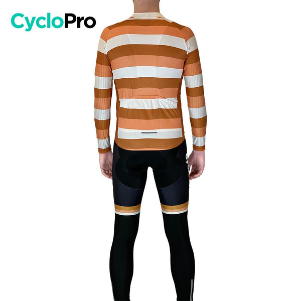 Tenue cycliste automne Orange Homme - Evasion+ tenue de cyclisme automne GT-Cycle Outdoor Store 