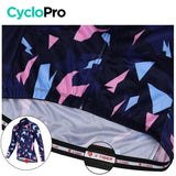 Tenue cycliste automne Rose et bleue - Origami tenue cyclisme homme GT-Cycle Outdoor Store 
