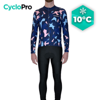 Tenue cycliste automne Rose et bleue - Origami tenue cyclisme homme GT-Cycle Outdoor Store Avec XS 