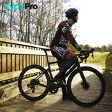 TENUE CYCLISTE AUTOMNE ROUGE - DIRTY+ tenue de cyclisme CycloPro 