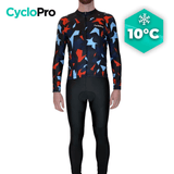Tenue cycliste automne Rouge et bleue - Origami+ tenue cyclisme homme GT-Cycle Outdoor Store Avec XS 