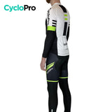 Tenue Cycliste Hiver Blanche et Verte - Pro+ tenue de cyclisme hiver GT-Cycle Outdoor Store 