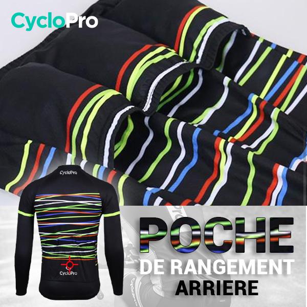 TENUE CYCLISTE HIVER BLANCHE - HAPPY+ - DESTOCKAGE tenue de cyclisme CycloPro 
