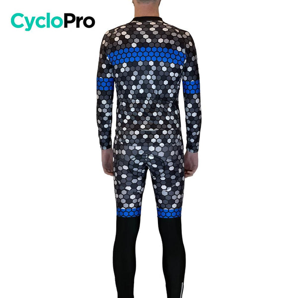 Tenue cycliste hiver Bleue - Atmosphère+ tenue de cyclisme thermique GT-Cycle Outdoor Store 
