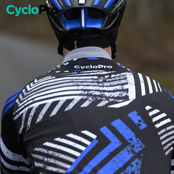 TENUE CYCLISTE HIVER BLEUE - DIRTY+ tenue de cyclisme CycloPro 