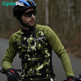 TENUE CYCLISTE HIVER FEUILLE - COMMANDEUR tenue de cyclisme CycloPro 
