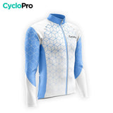 TENUE CYCLISTE HIVER HOMME BLEU - CUBIC+ tenue cyclisme homme CycloPro 