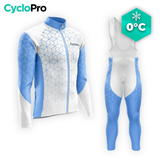 TENUE CYCLISTE HIVER HOMME BLEU - CUBIC+ tenue cyclisme homme CycloPro XS 